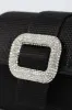 Rhinestone Evening Satchel - Black sold by Edgars 