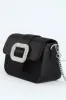 Rhinestone Evening Satchel - Black sold by Edgars 