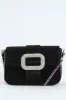 Rhinestone Evening Satchel - Black sold by Edgars 