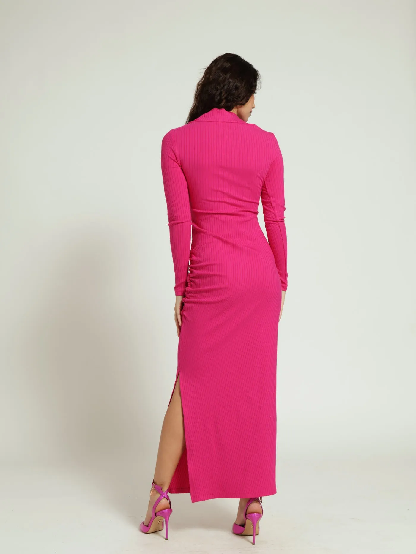 Ariella Boatneck Maxi Bodycon Dress - Pink sold by Edgars product image thumbnail 3