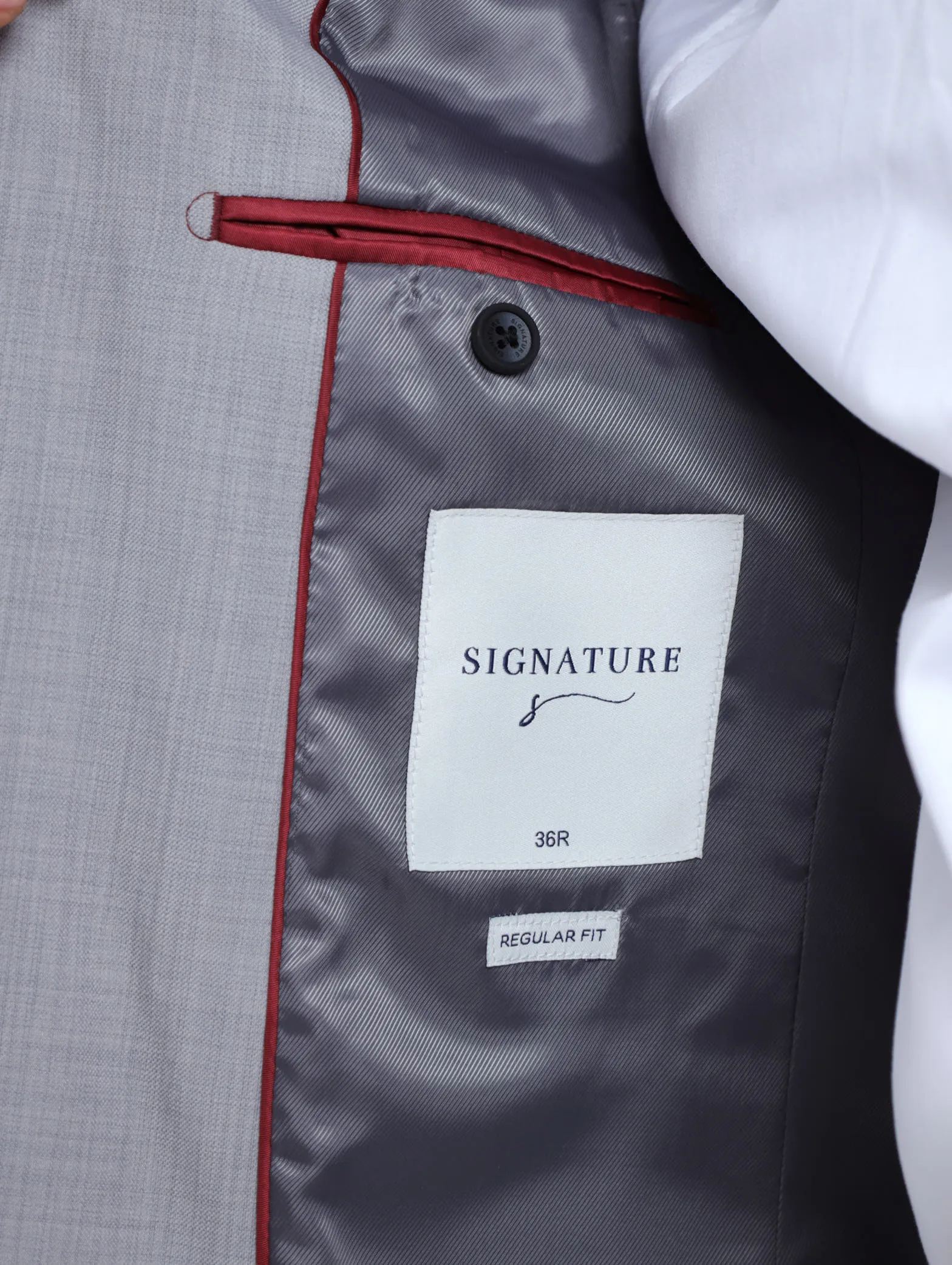 Men's Regular Essential Suit Jacket - Grey sold by Edgars product image thumbnail 2