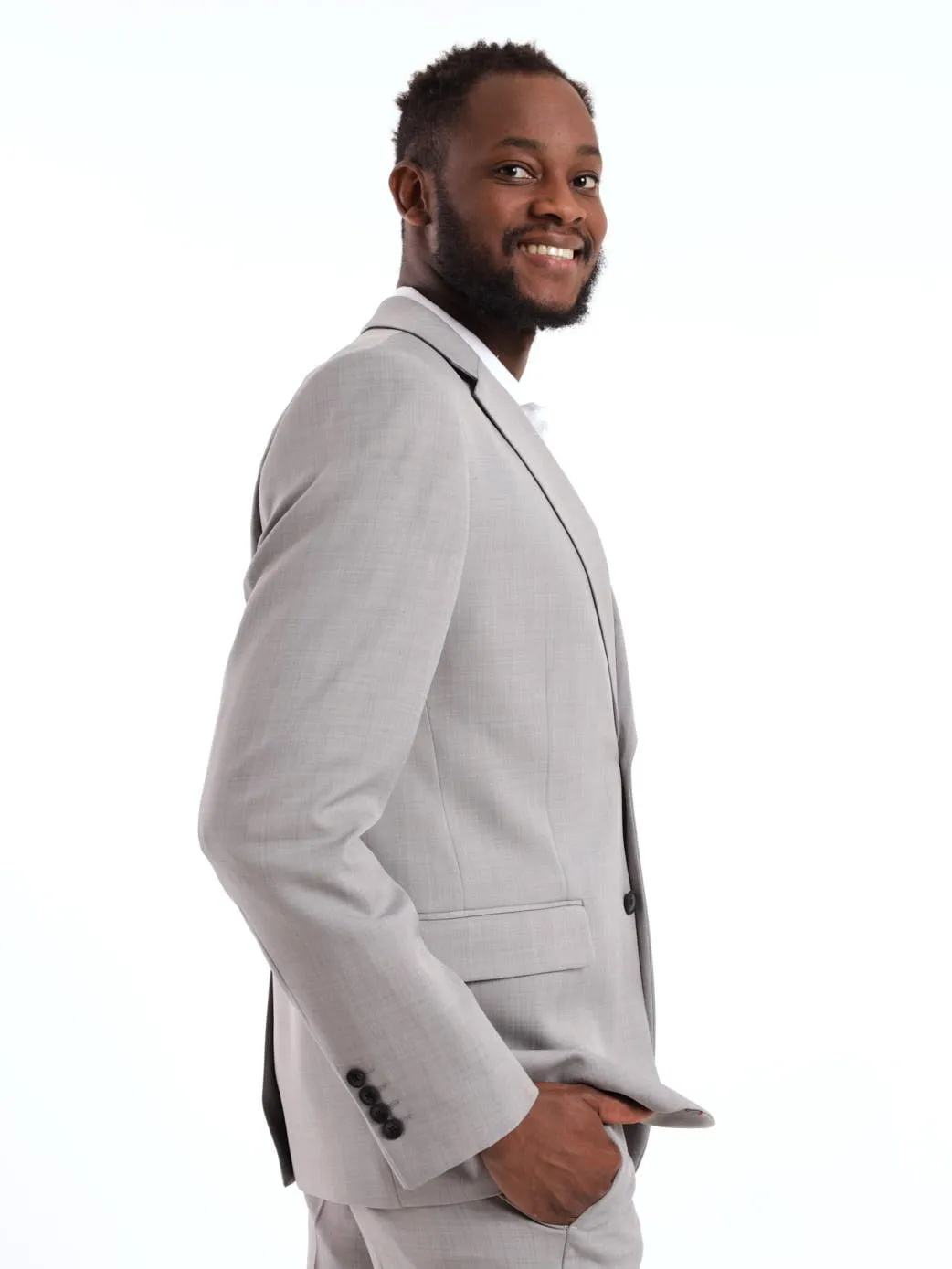 Men's Regular Essential Suit Jacket - Grey sold by Edgars product image thumbnail 4