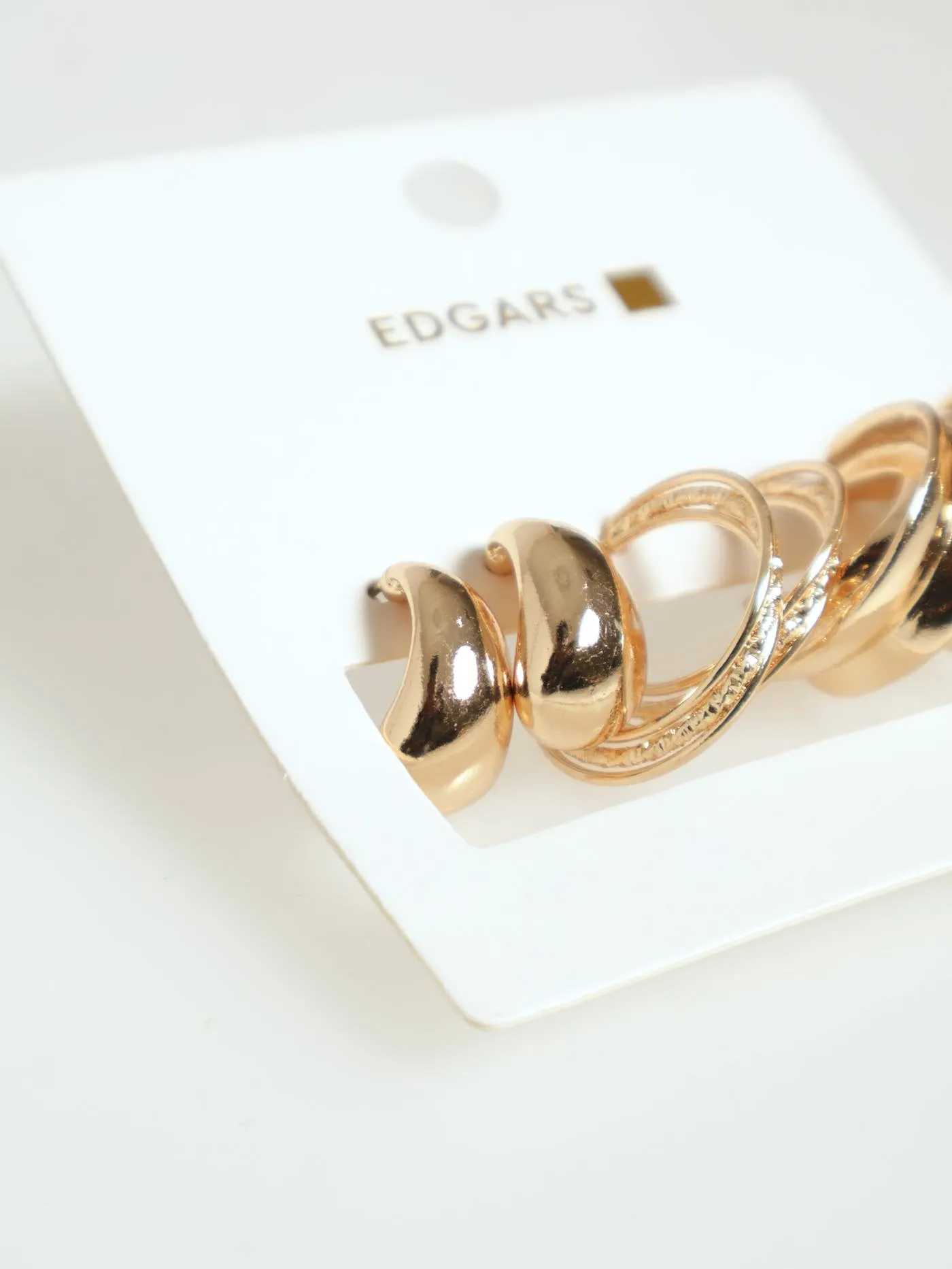 3 Pack Multi Hoops - Gold sold by Edgars product image thumbnail 3