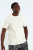 Ecru Plain Tee - Off White sold by Edgars 