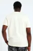Ecru Plain Tee - Off White sold by Edgars 