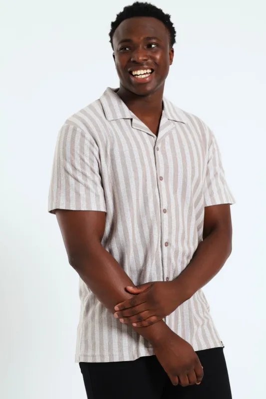 Stripe Knit Shirt sold by Edgars 