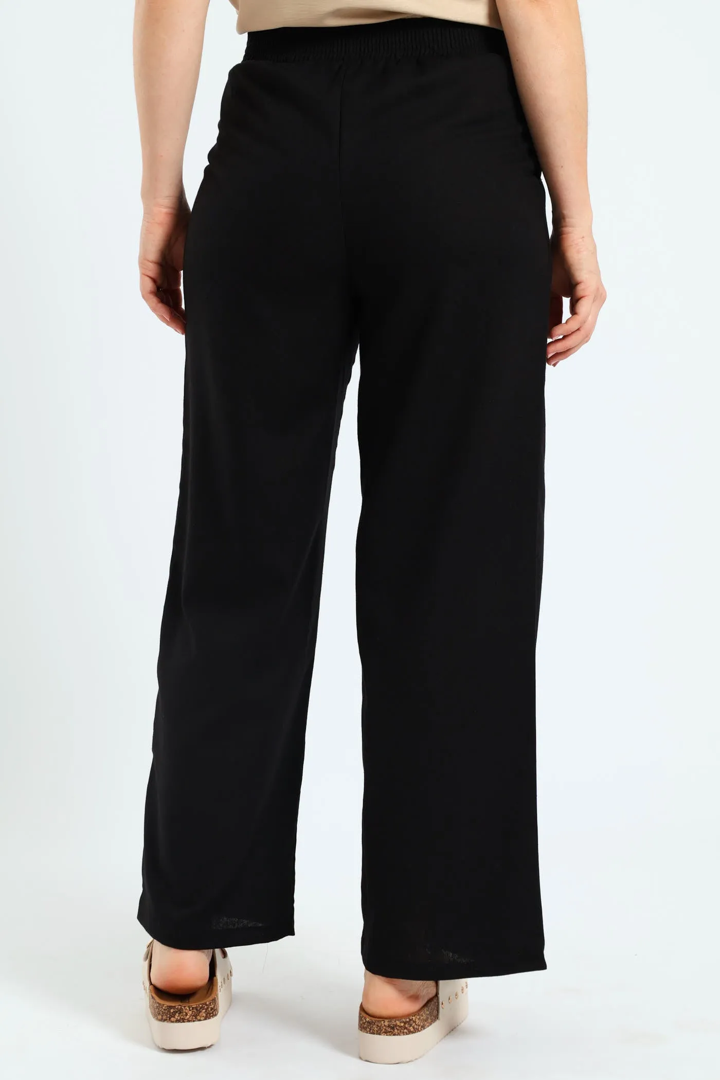 Pleated Wideleg Pants With Pockets - Black sold by Edgars product image thumbnail 4