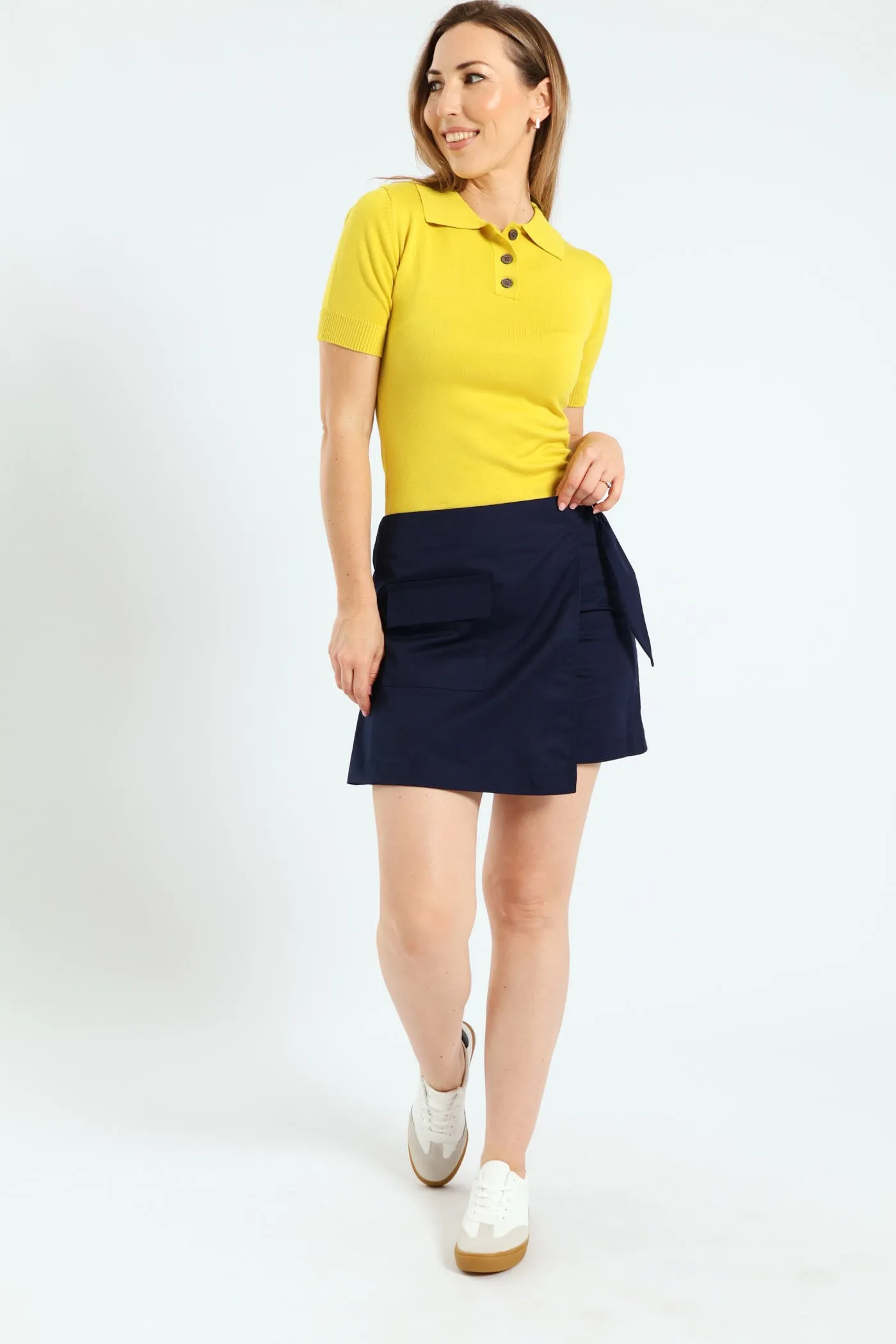 D-Ring Utility Mid Thigh Skort - Navy sold by Edgars product image thumbnail 4