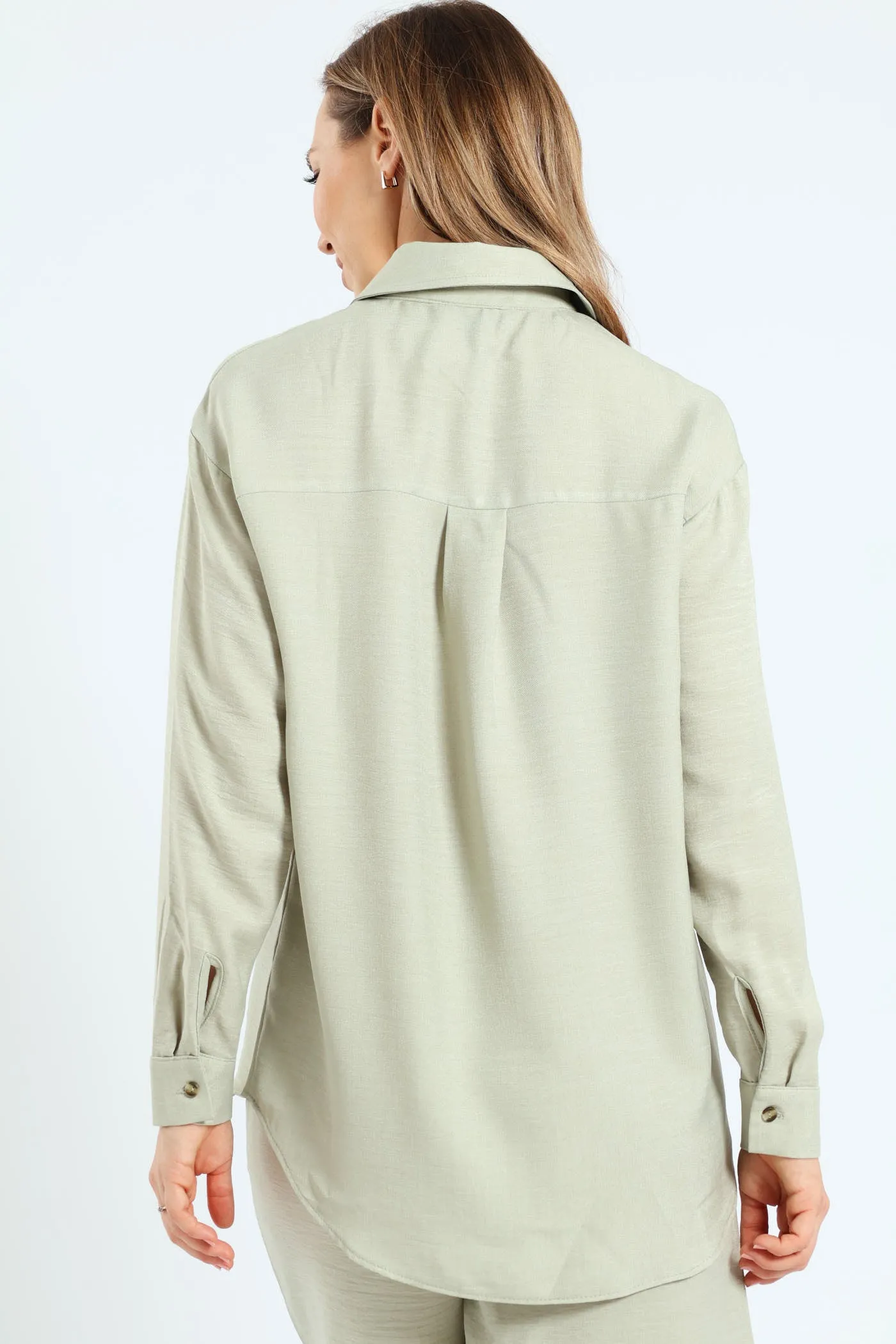 Long Sleeve Overshirt - Sage sold by Edgars product image thumbnail 3