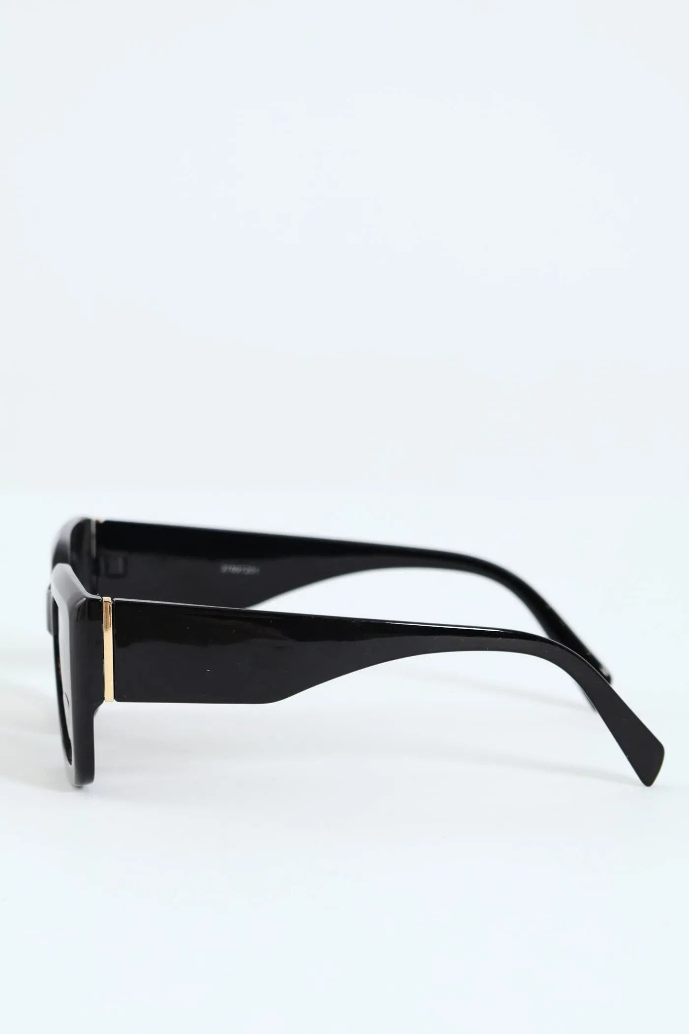Gold Trim Temple Square Frame Lenses - Black sold by Edgars product image thumbnail 2