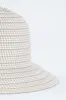Petersham Ribbon Hat - Cream sold by Edgars