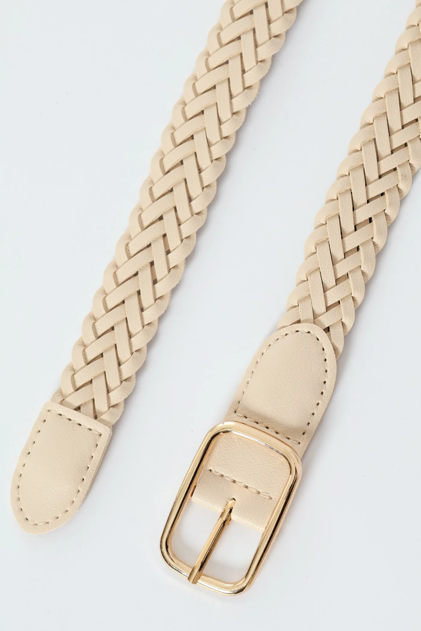 Braided Fashion Belt - Cream sold by Edgars product image thumbnail 2