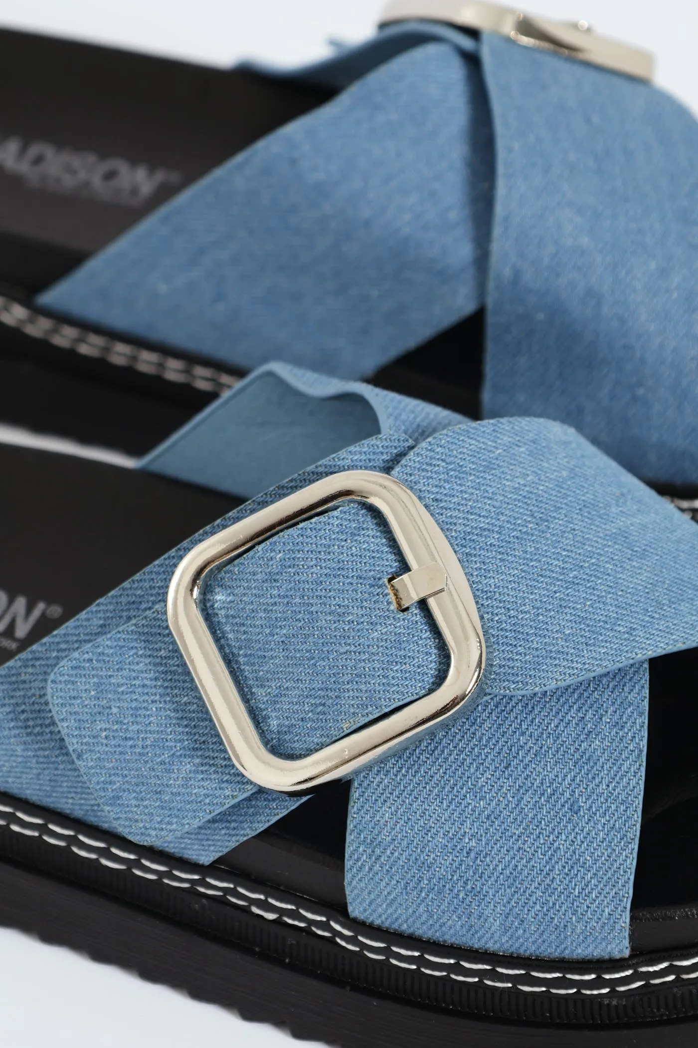 Janiel Cross Over Buckle Platform Sandal - Blue sold by Edgars product image thumbnail 2