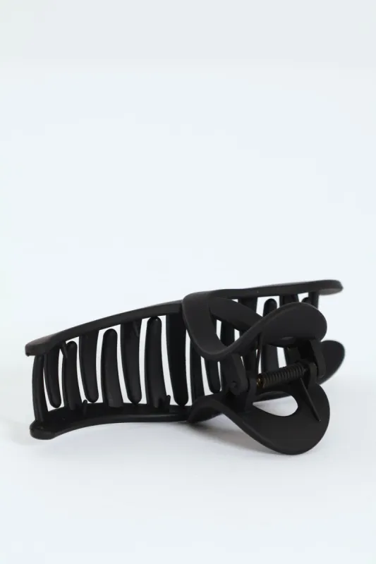 Matte Hair Clip - Black sold by Edgars