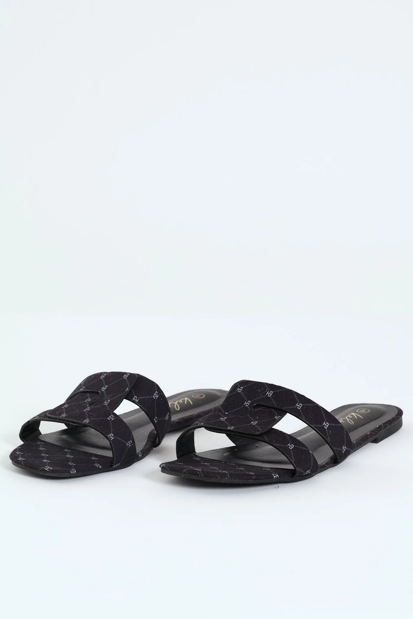 Interlinked Printed Mule Sandal - Black sold by Edgars product image thumbnail 4