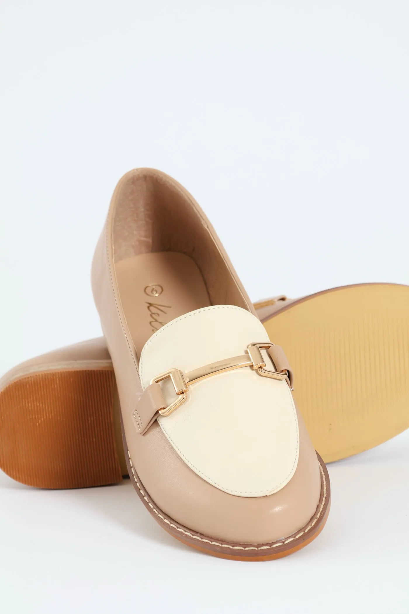 Metal Trim Loafer - Natural sold by Edgars product image thumbnail 4