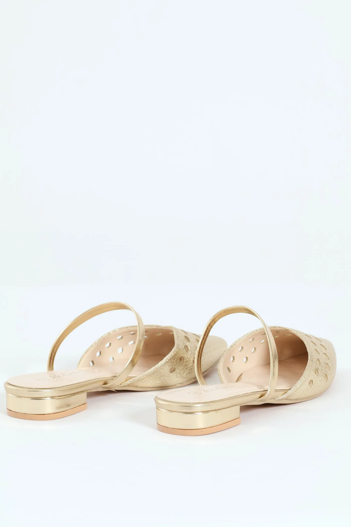 Woven Push In Shoe - Gold sold by Edgars product image thumbnail 4