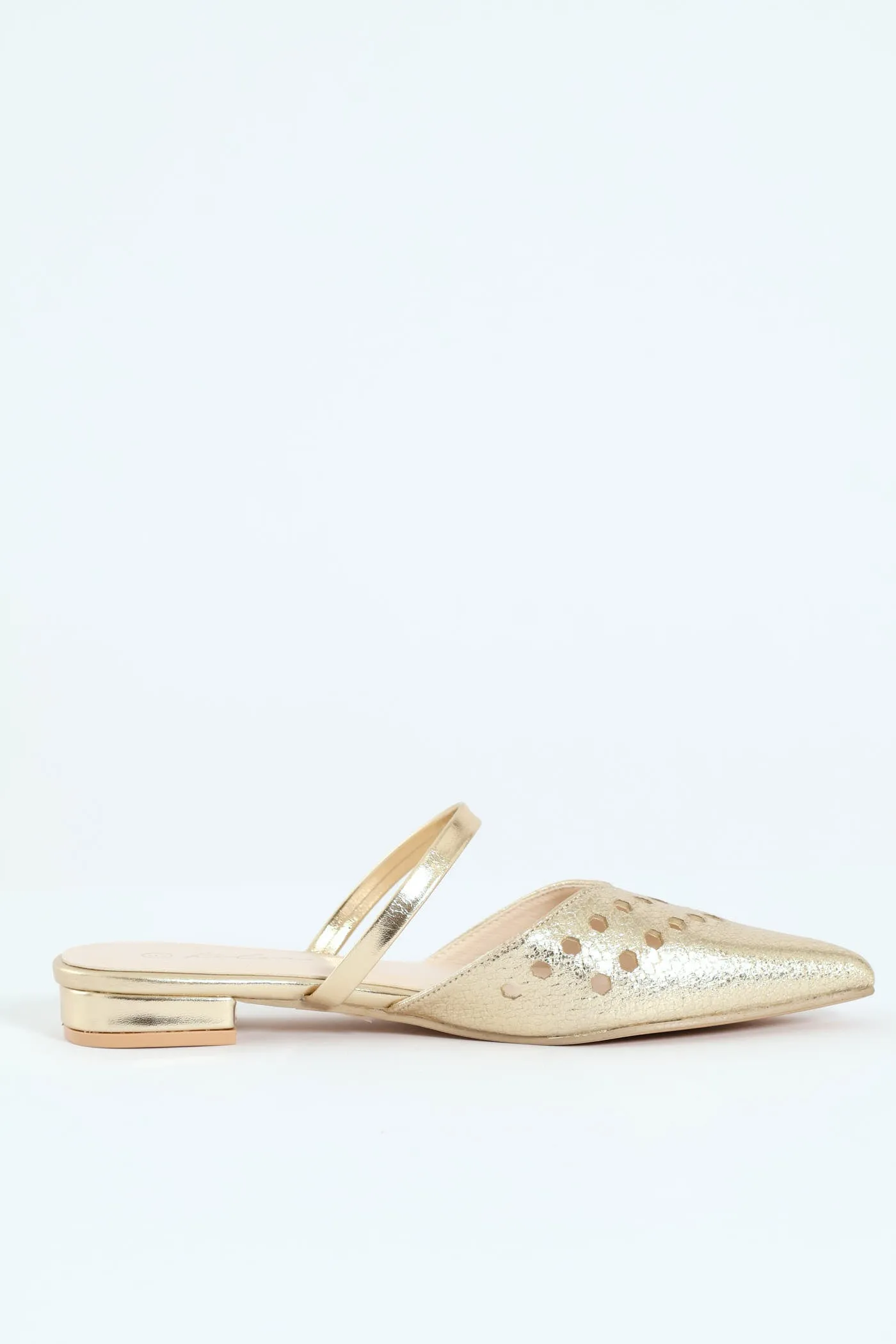 Woven Push In Shoe - Gold sold by Edgars product image thumbnail 3