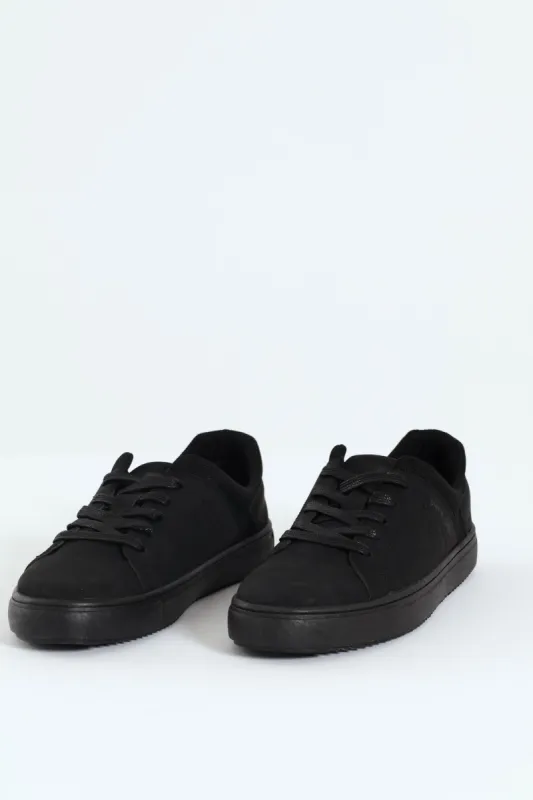 Knit Collar Basic Sneaker - Black sold by Edgars