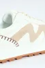 Alessandra Patchwork Sneaker - White/Beige sold by Edgars