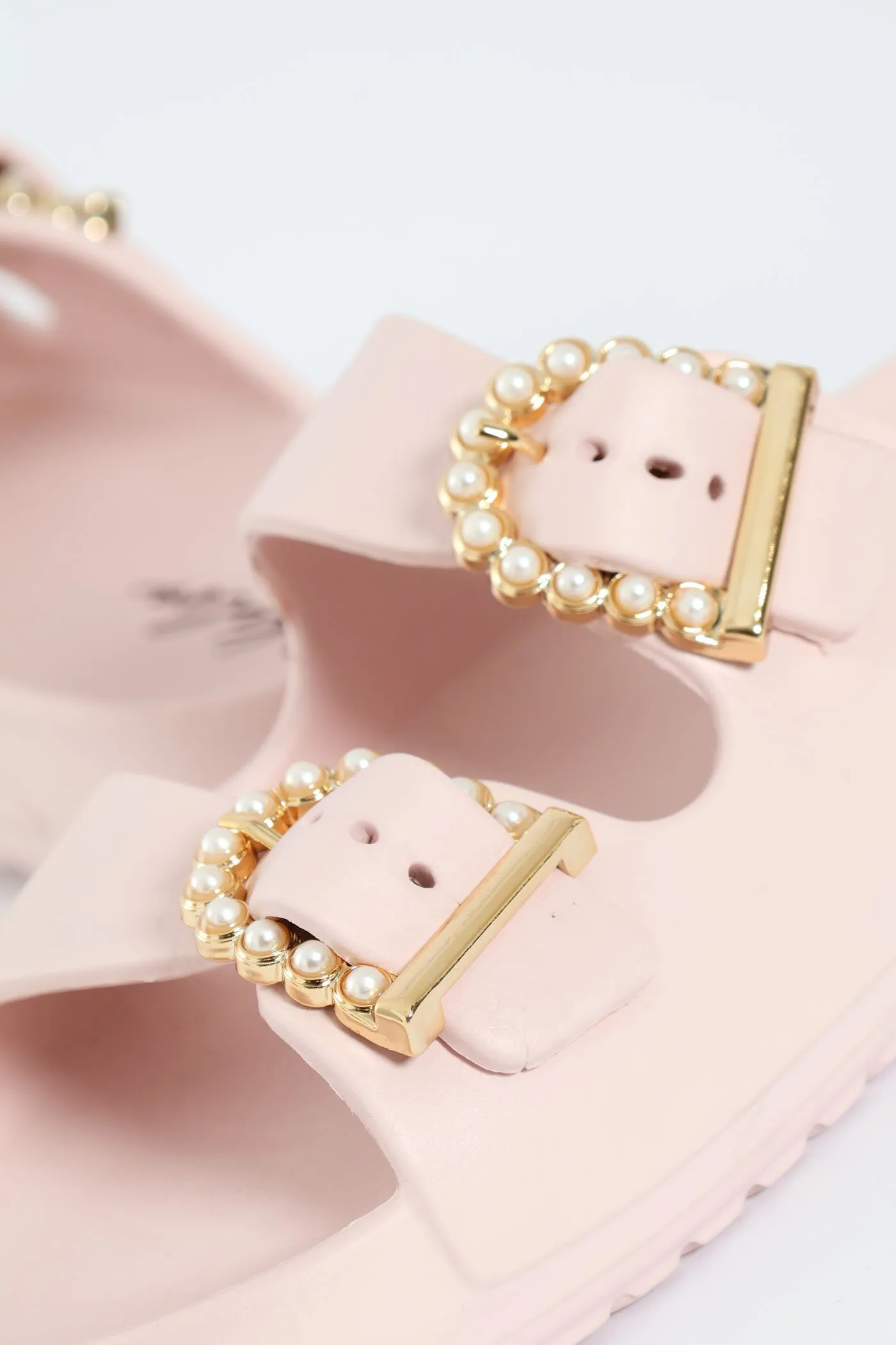 Eva Slide With Pearl Buckle - Blush sold by Edgars product image thumbnail 5