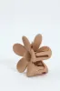 Flower Matte Hair Clip - Beige sold by Edgars