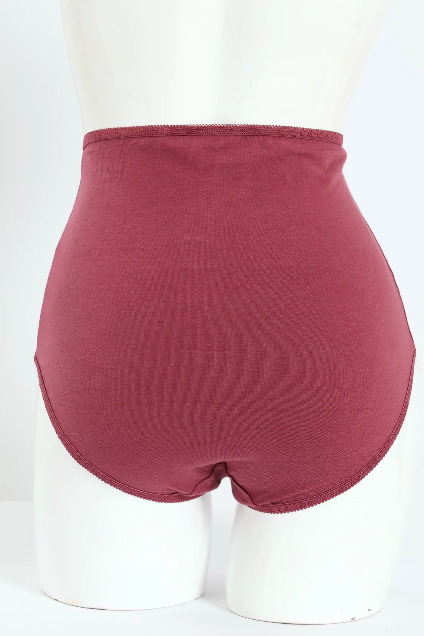 3 Pack Cotton Stretch Brief Panties - Dusty/Burgundy/Dirty Pink sold by Edgars product image thumbnail 4