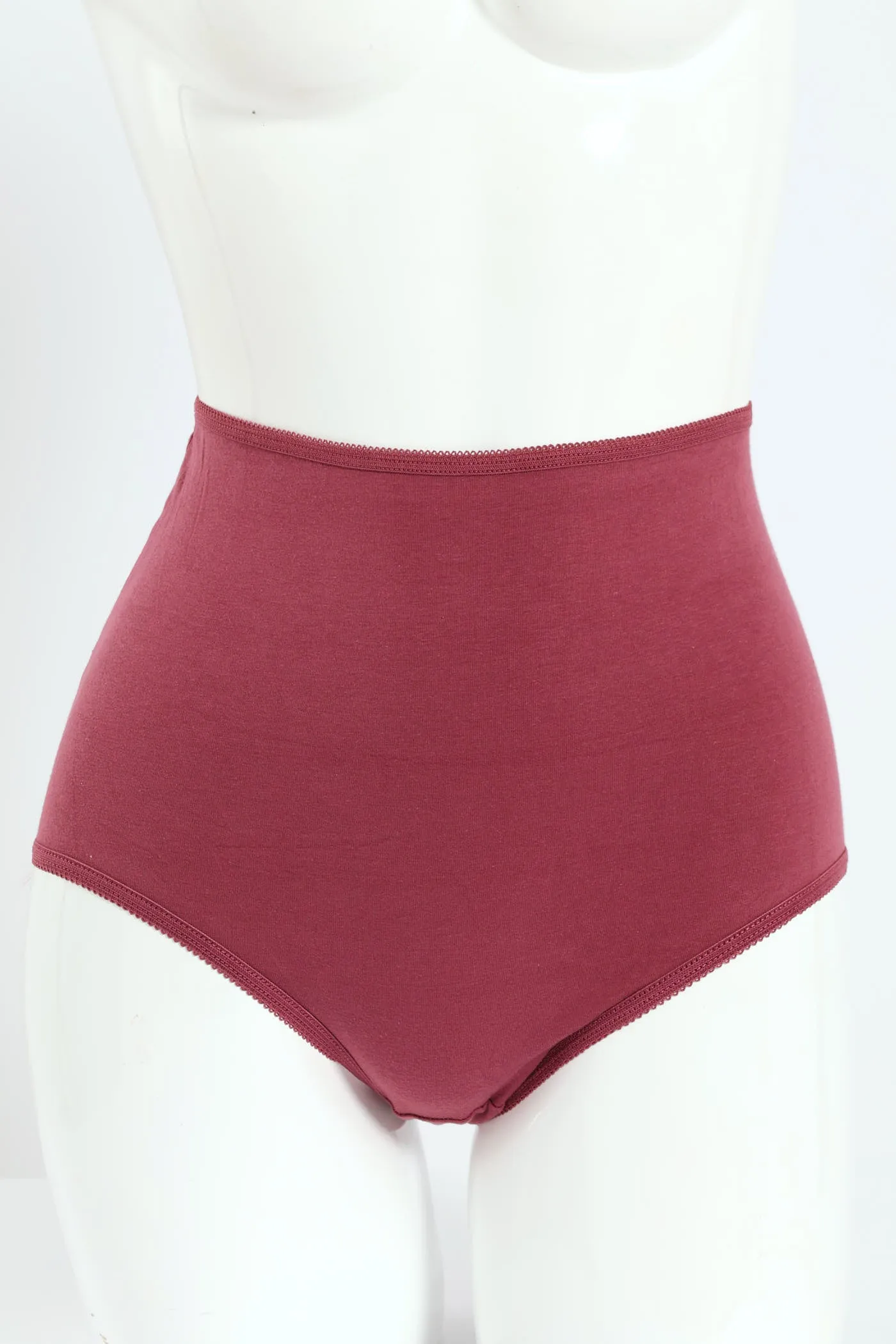 3 Pack Cotton Stretch Brief Panties - Dusty/Burgundy/Dirty Pink sold by Edgars product image thumbnail 2