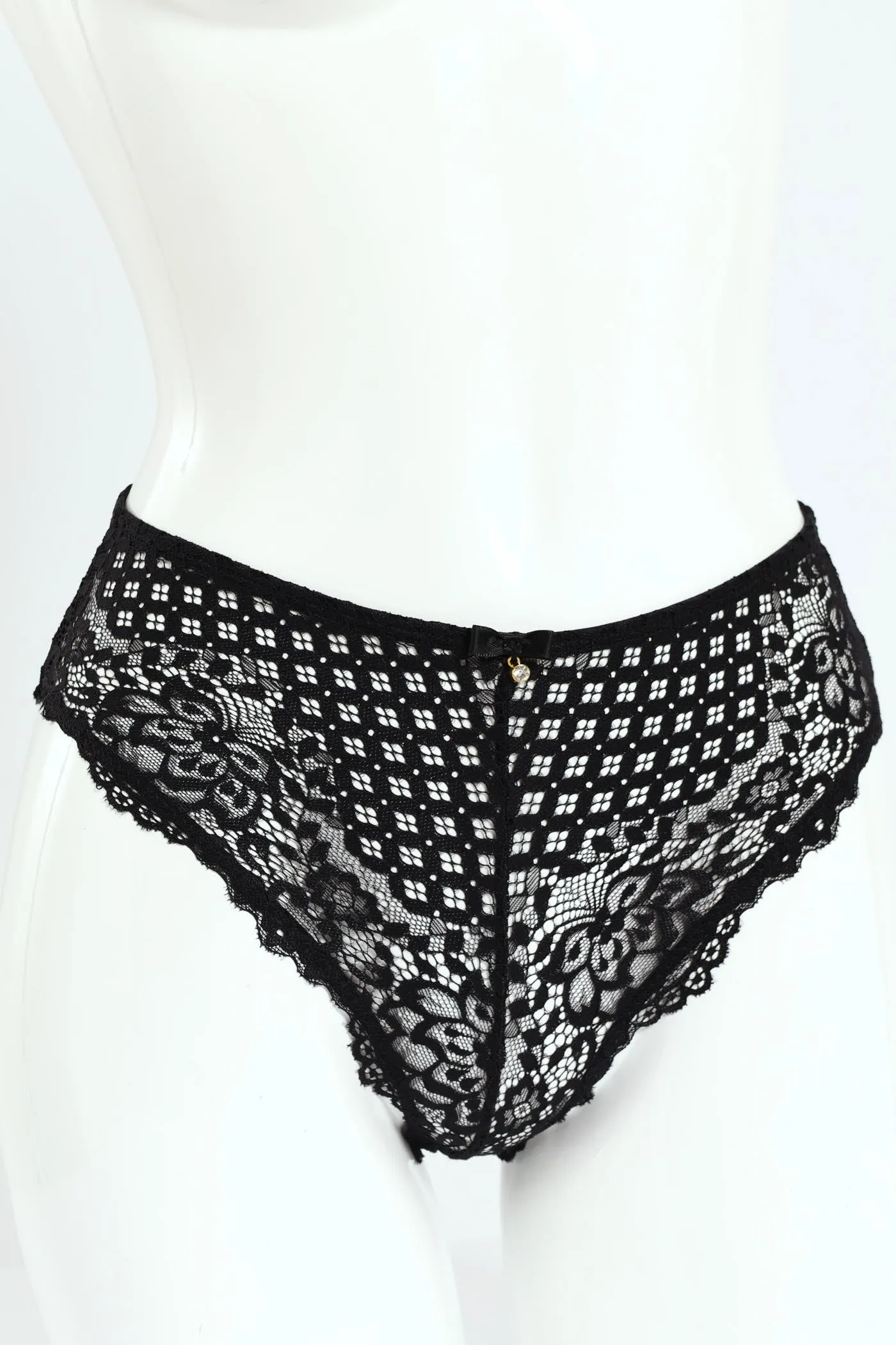 Full Lace Midi Panties - Black sold by Edgars