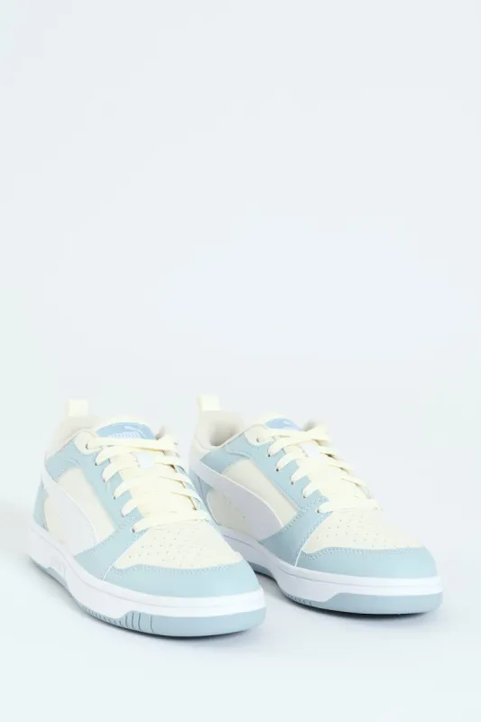 Rebound V6 Low Sneaker - White/Blue sold by Edgars