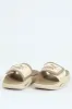 Softride Open Toe Slide - Beige sold by Edgars