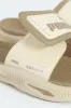 Softride Open Toe Slide - Beige sold by Edgars