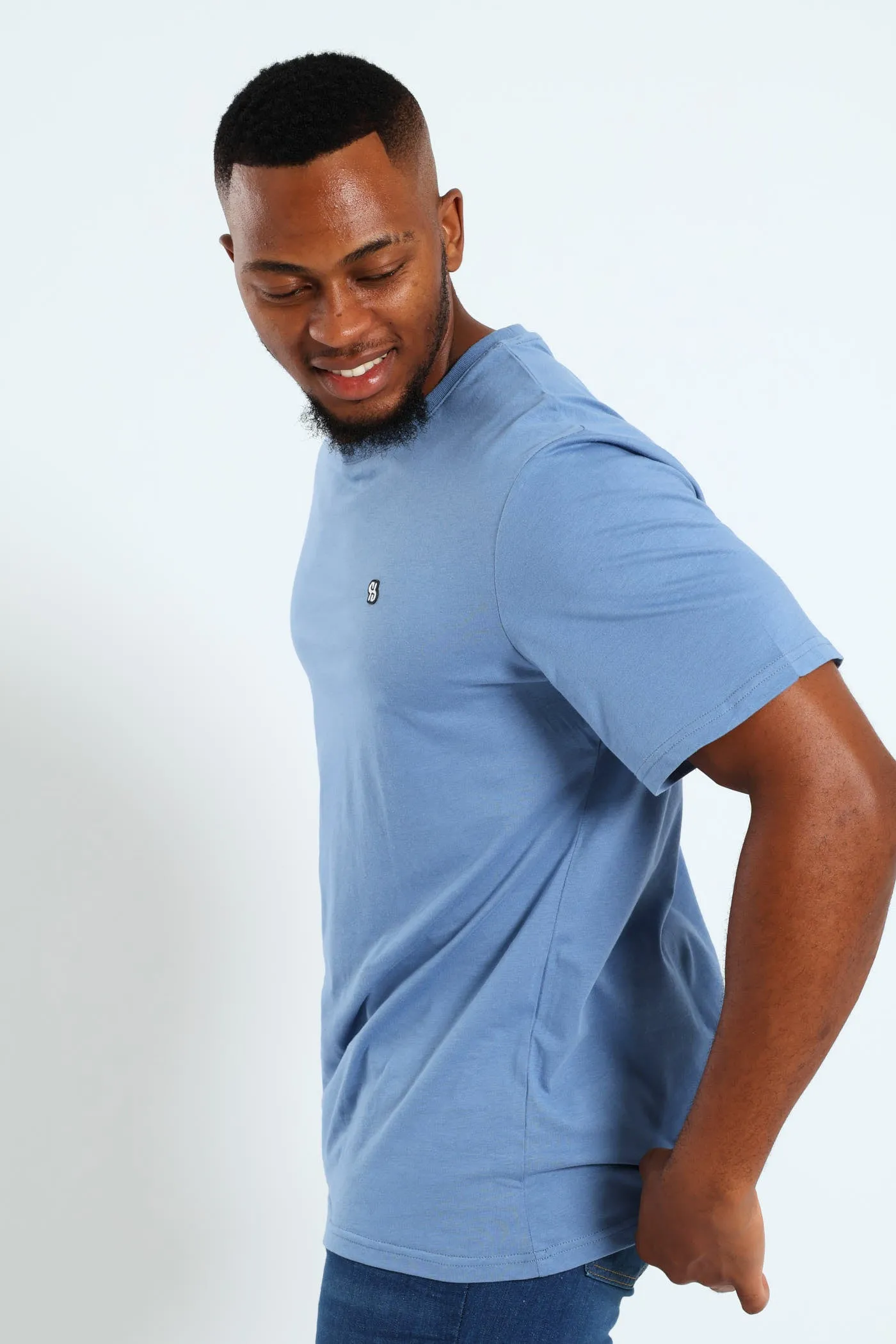 Basic Crew Tee - Steel Blue sold by Edgars product image thumbnail 2