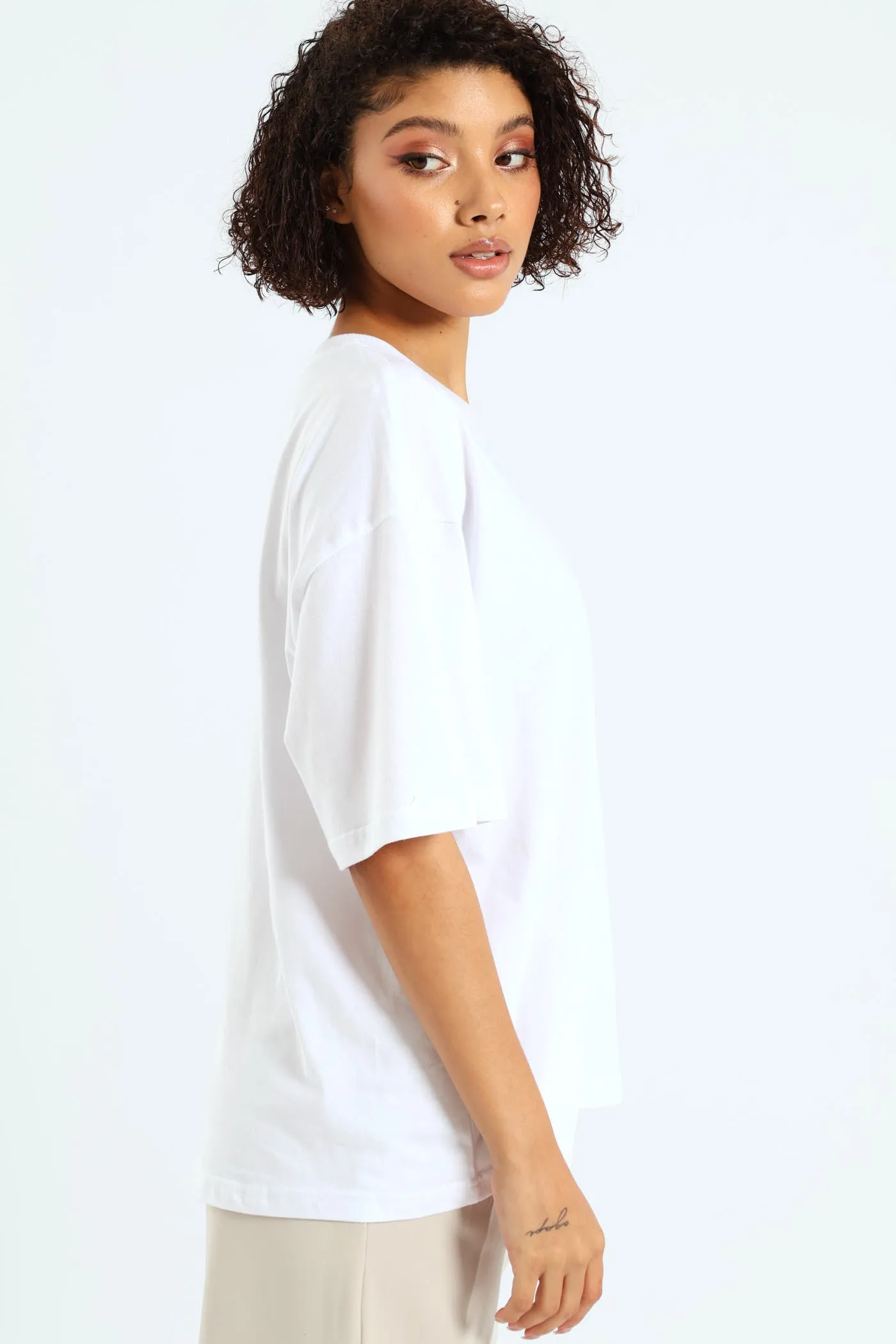 Basic Oversized Tee - White sold by Edgars product image thumbnail 2