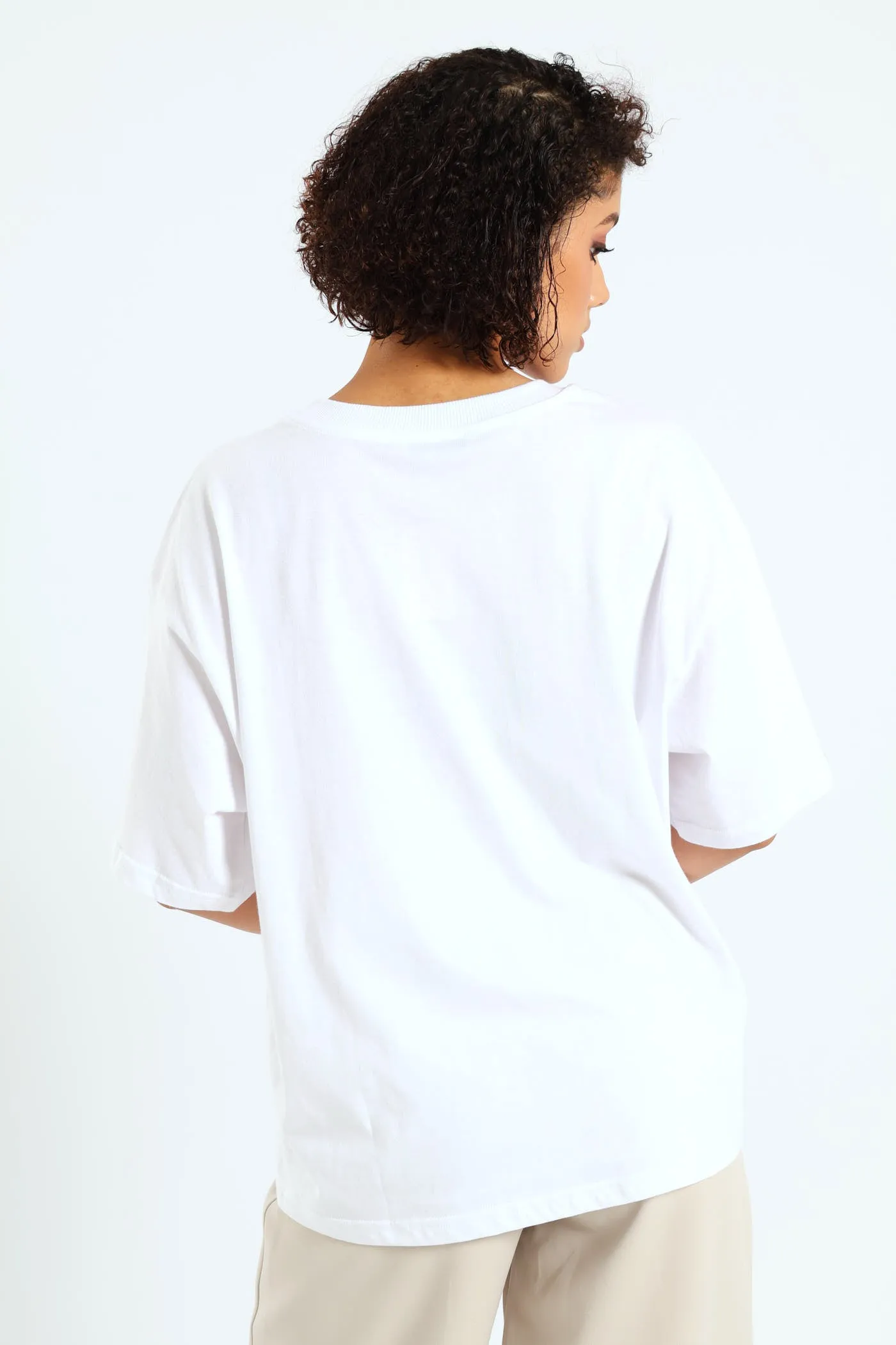 Basic Oversized Tee - White sold by Edgars product image thumbnail 3