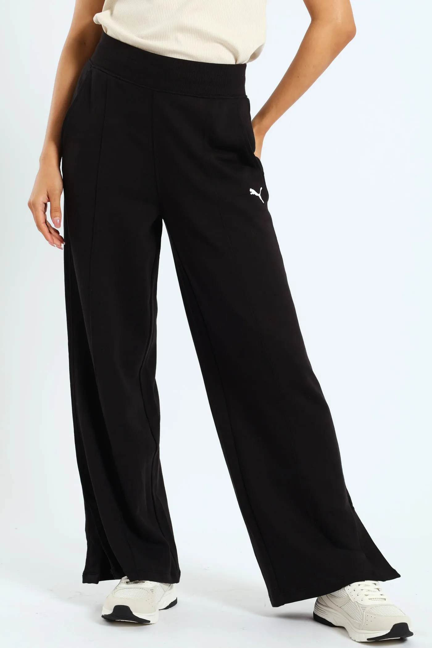 Her High-Waist Straight Leg Pants - Black sold by Edgars