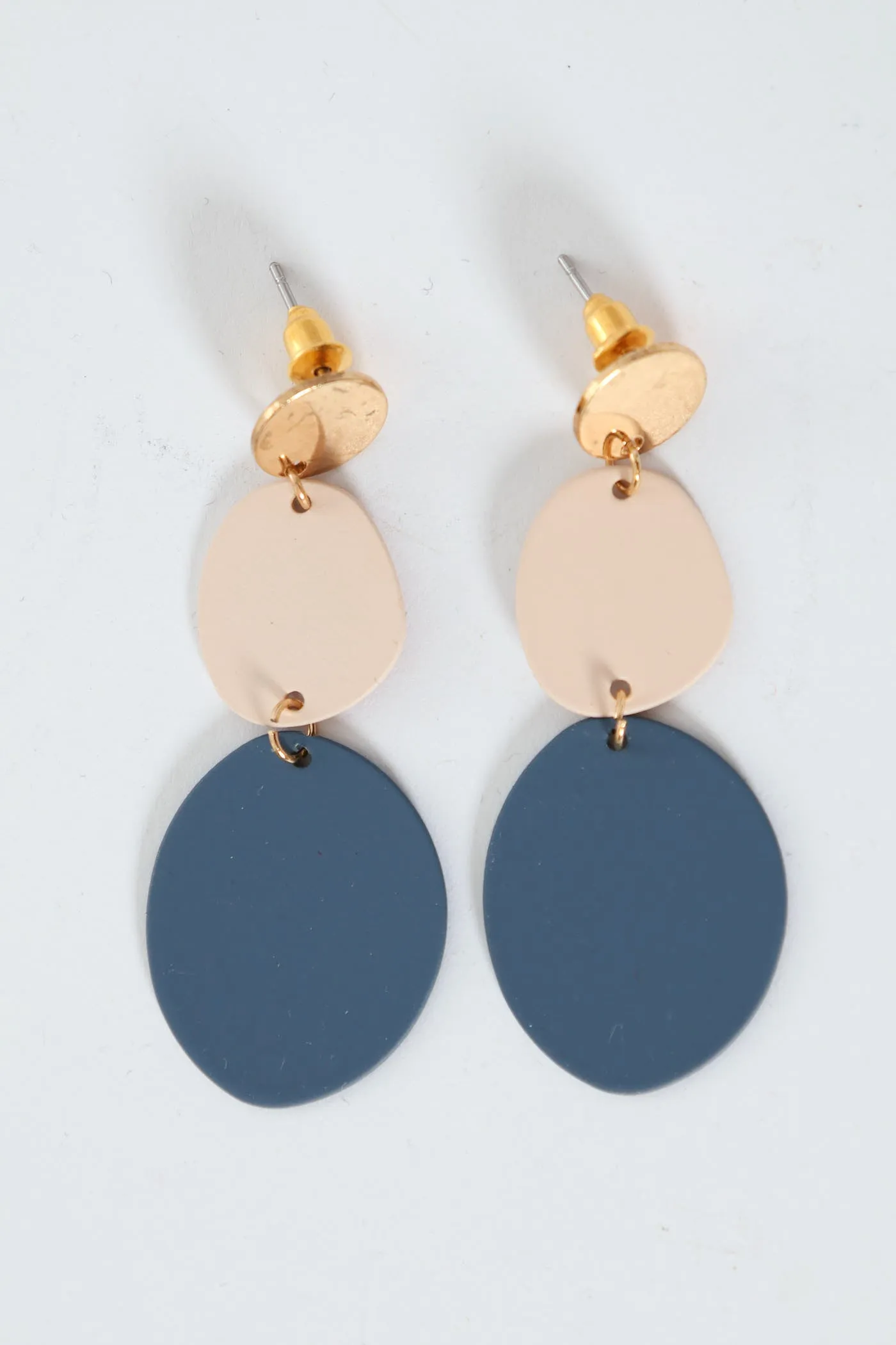 Blue Blush Drop Earrings - Gold sold by Edgars