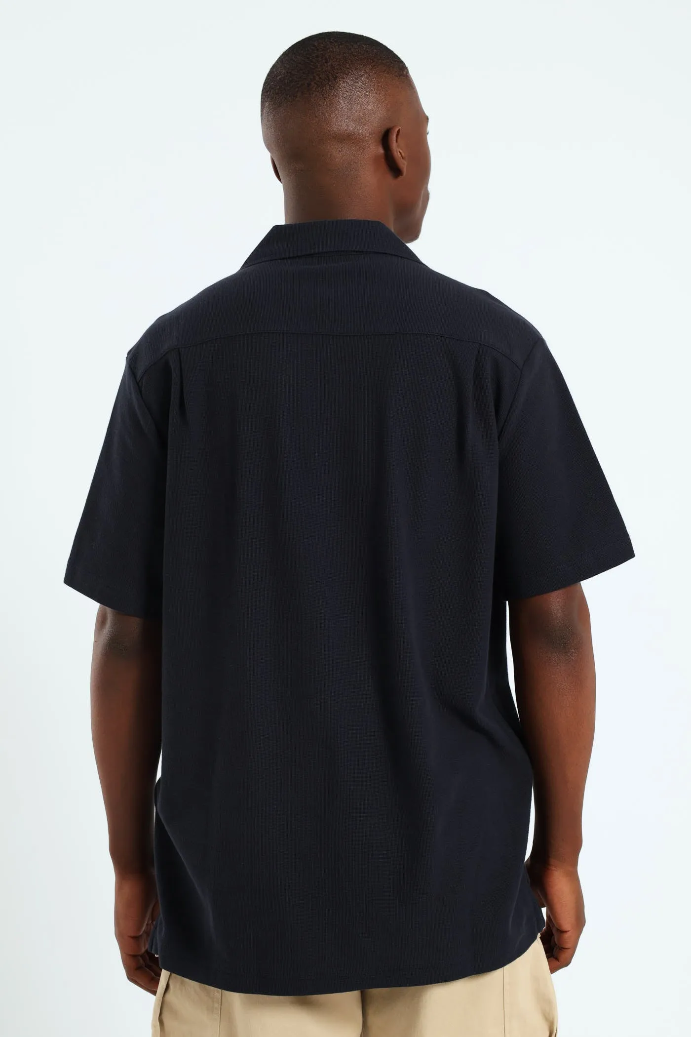 Knit Pocket Shirt - Navy sold by Edgars product image thumbnail 3
