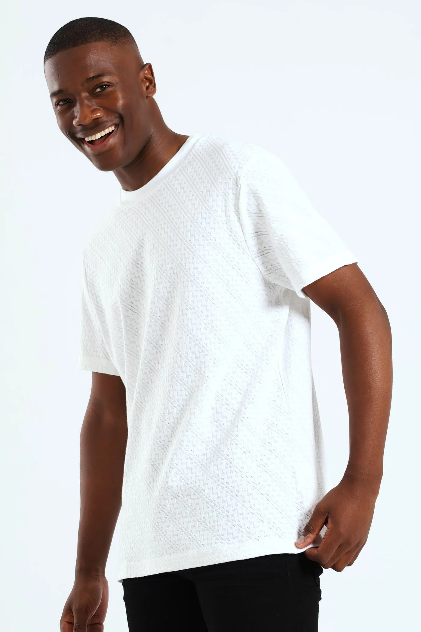 Zig Zag Tee - White sold by Edgars product image thumbnail 2