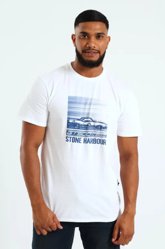 GT 500 Tee - White sold by Edgars
