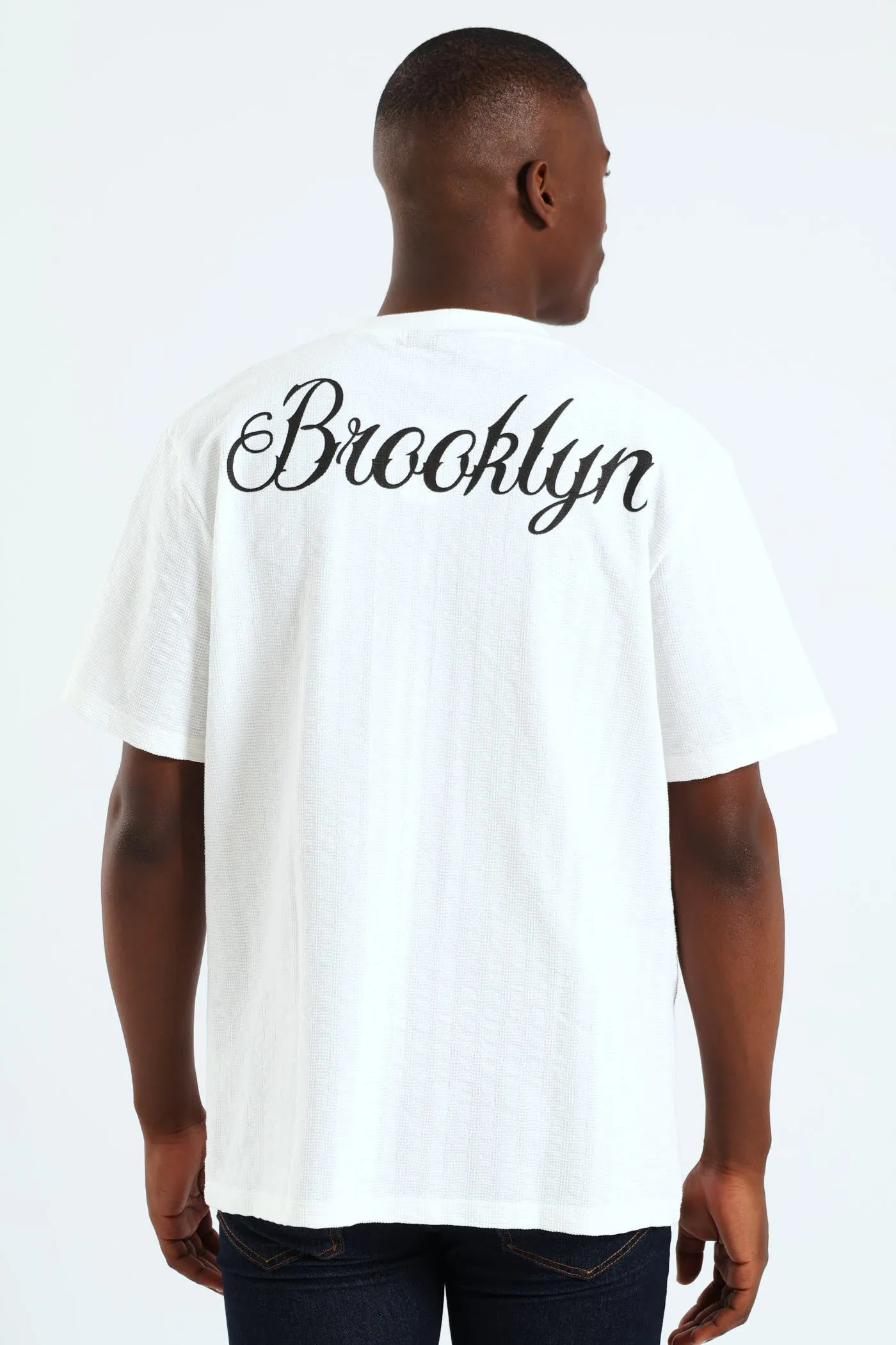 Brooklyn Front & Back Surf Tee - White sold by Edgars product image thumbnail 3