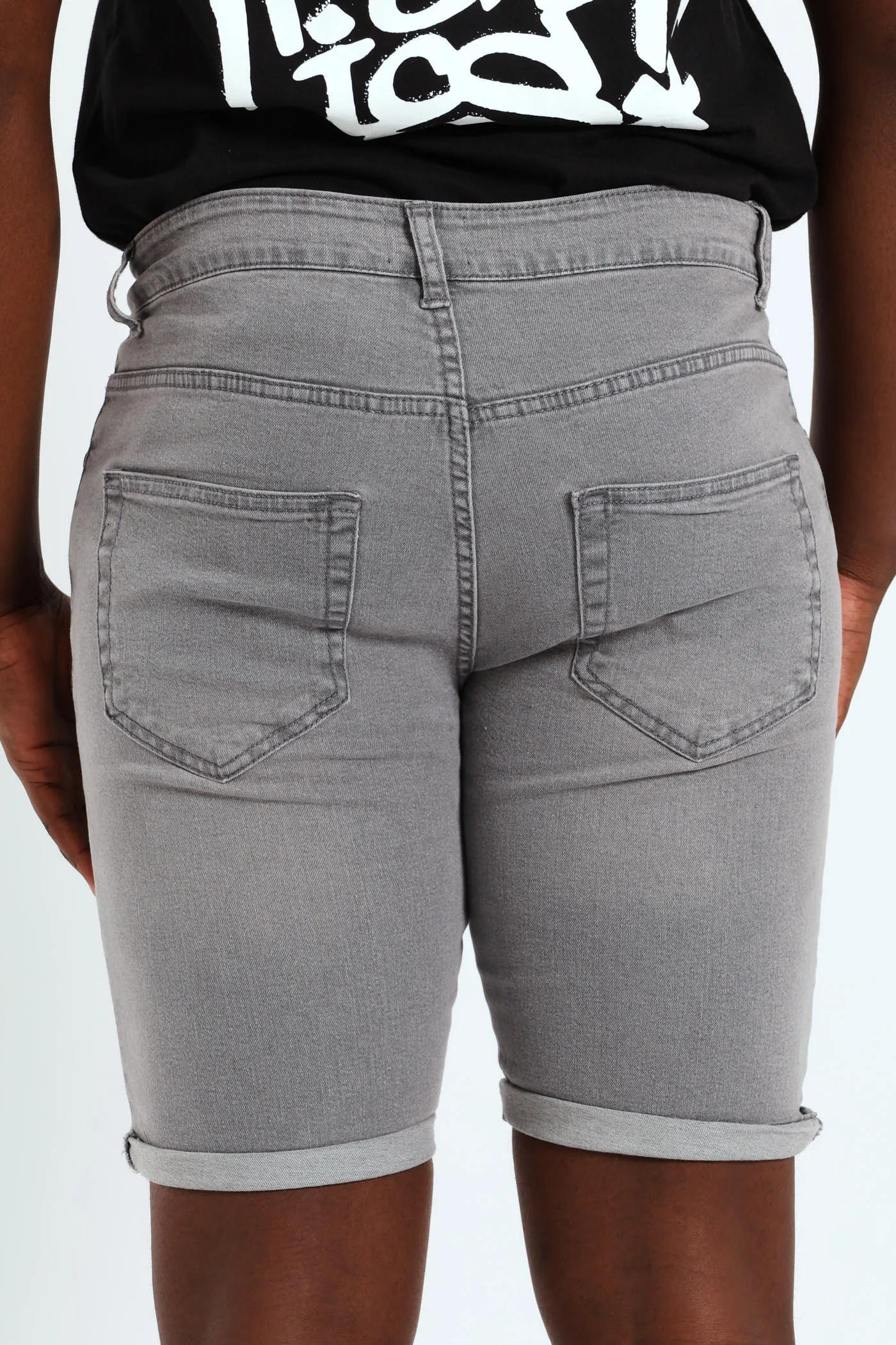 Denim Bermuda Shorts - Light Grey sold by Edgars product image thumbnail 3