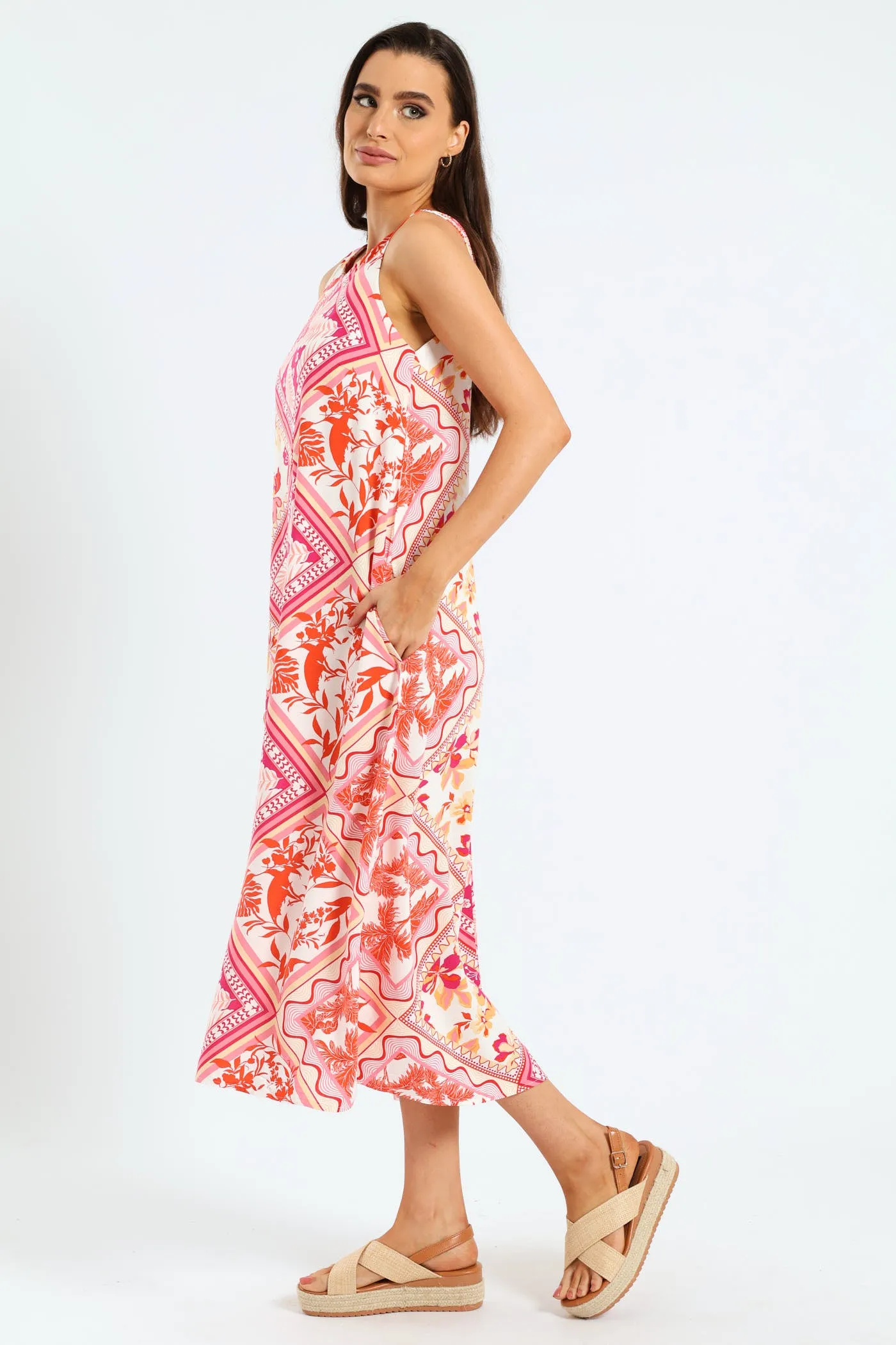 Sleeveless Easy Wearing Midi Dress sold by Edgars product image thumbnail 2