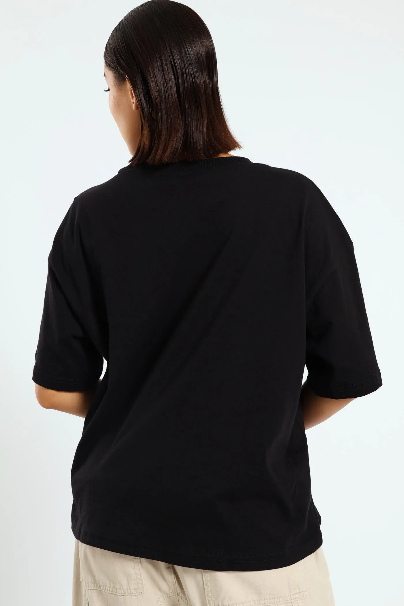 Basic Oversized Tee - Black sold by Edgars product image thumbnail 3