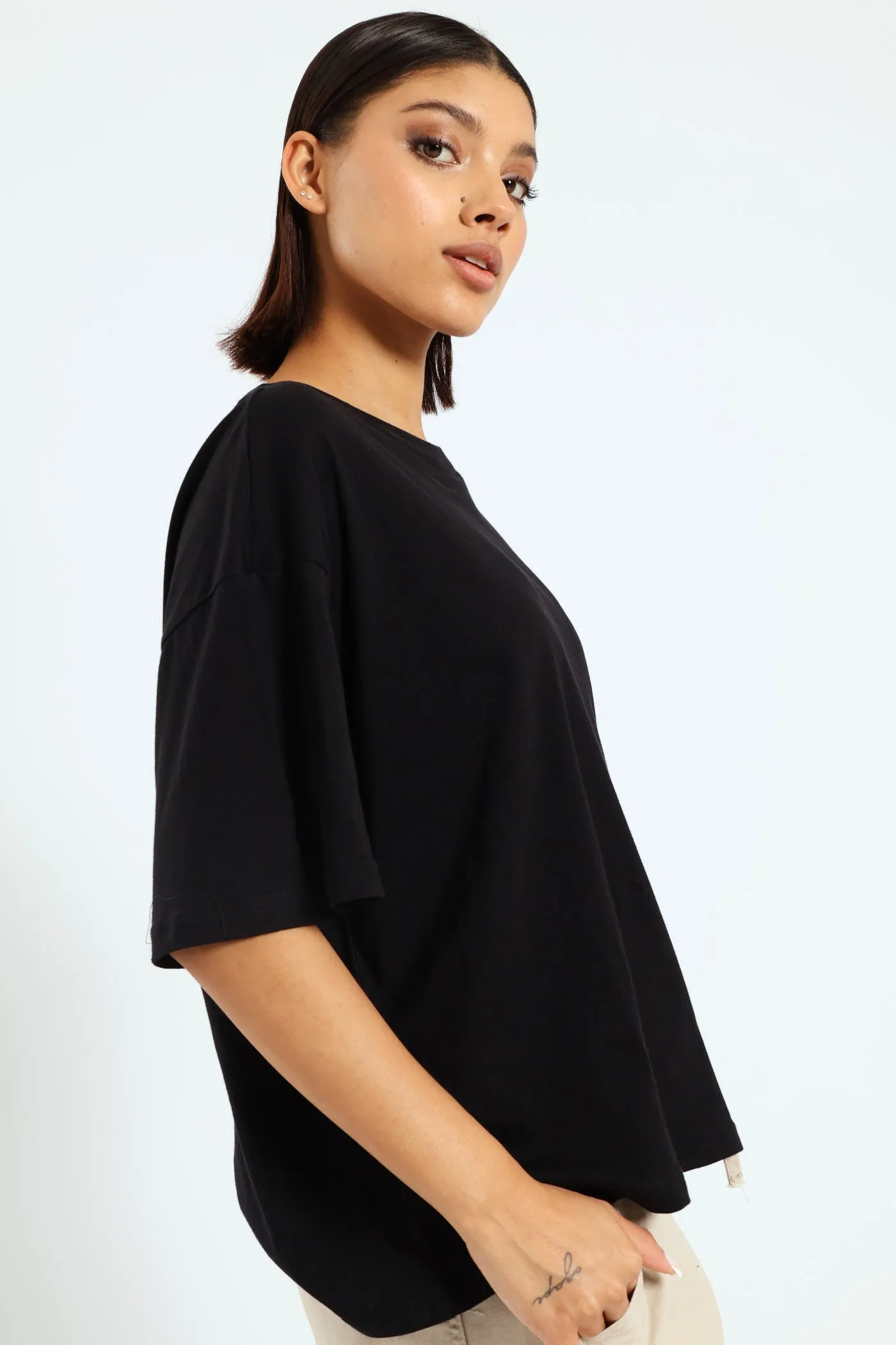 Basic Oversized Tee - Black sold by Edgars product image thumbnail 2