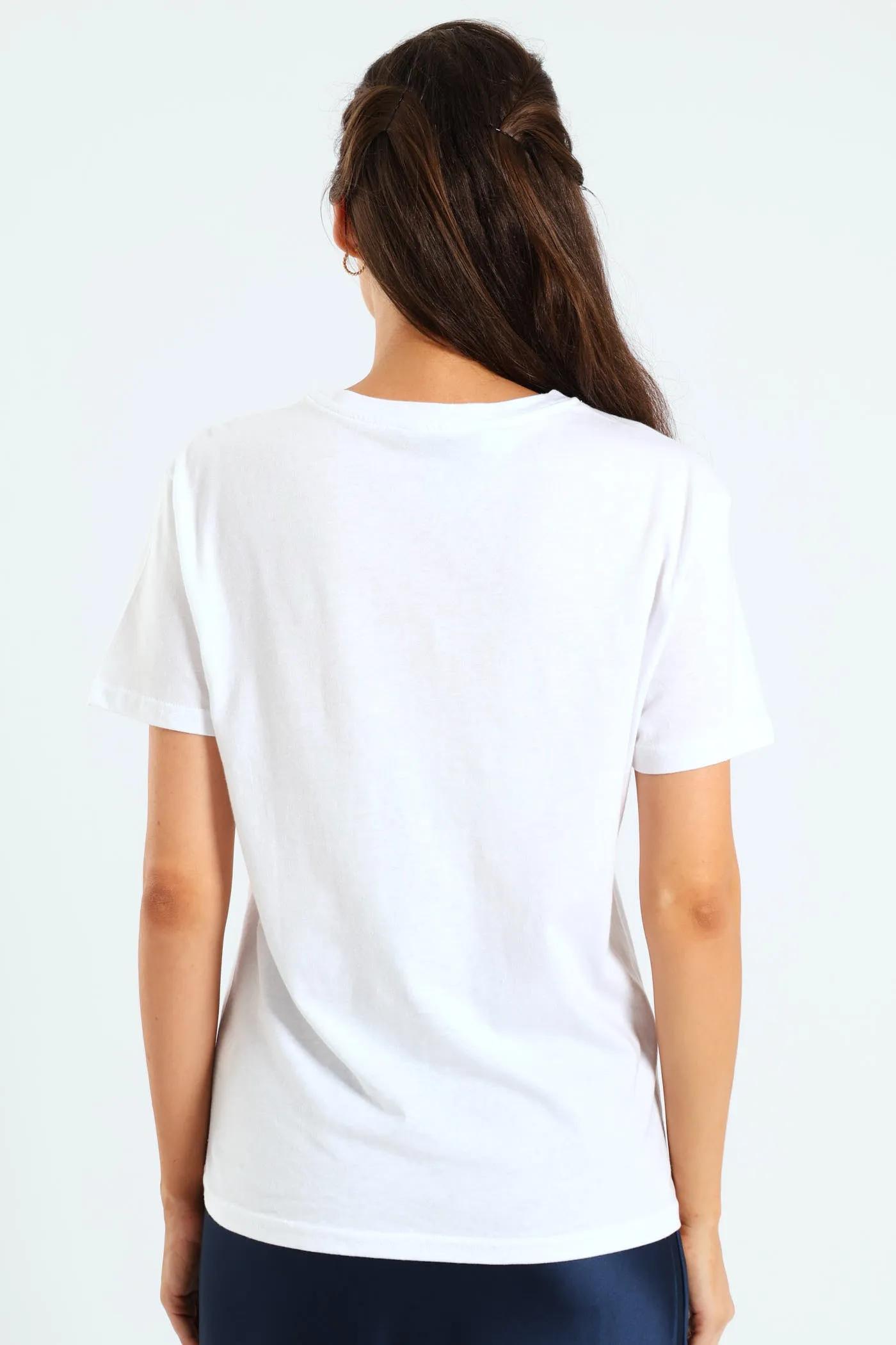 Embroidered Flower Wonder Tee - White sold by Edgars product image thumbnail 3