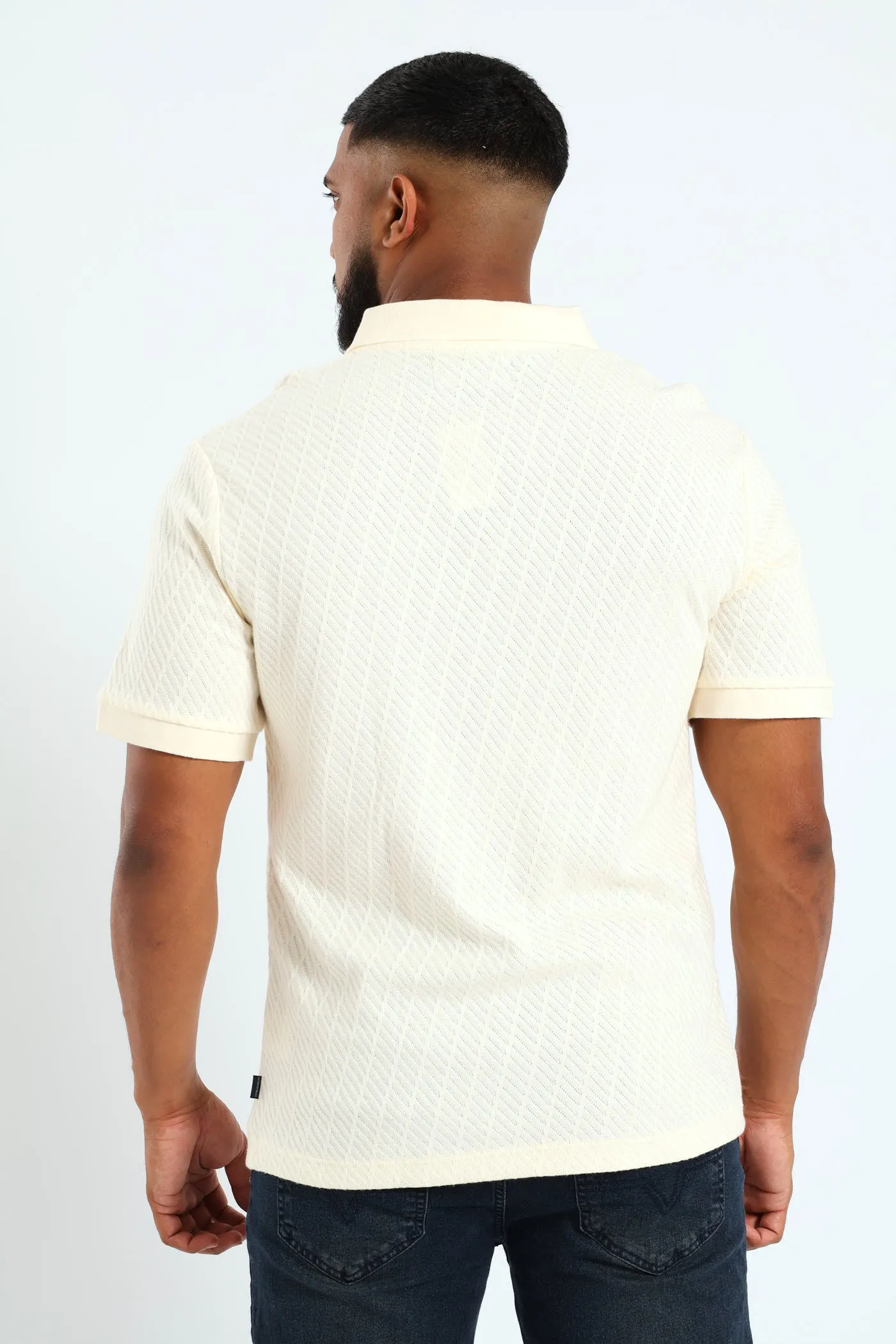 Zig Zag Pointelle Golfer - Off White sold by Edgars product image thumbnail 3