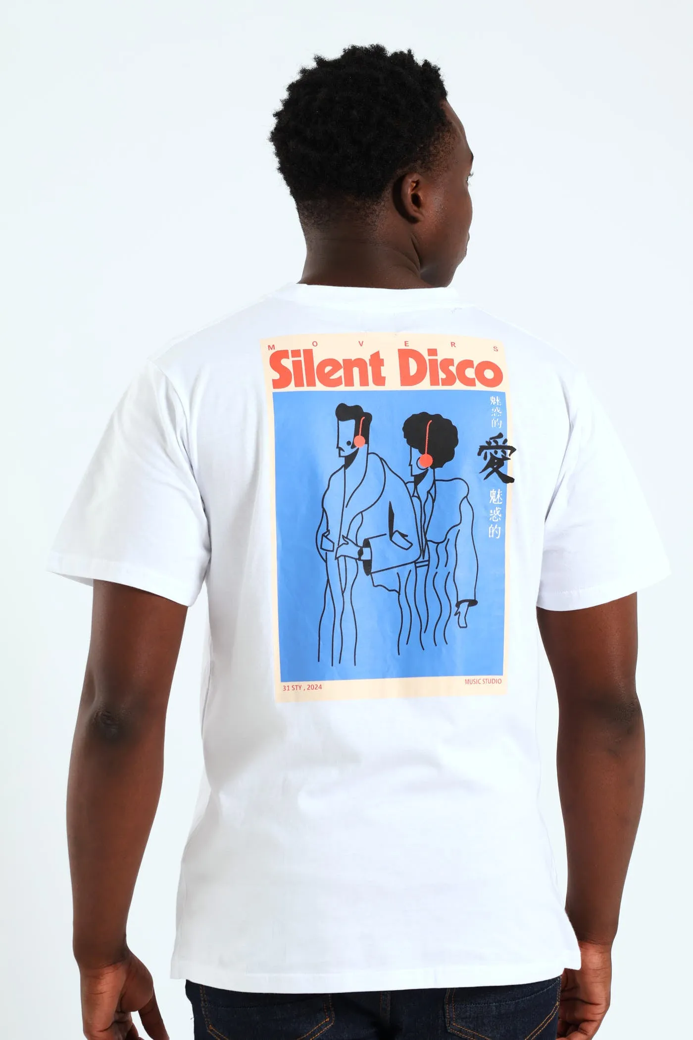Silent Disco Tee - White sold by Edgars product image thumbnail 2