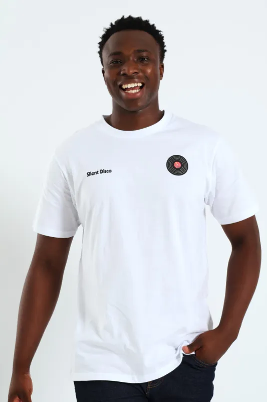 Silent Disco Tee - White sold by Edgars