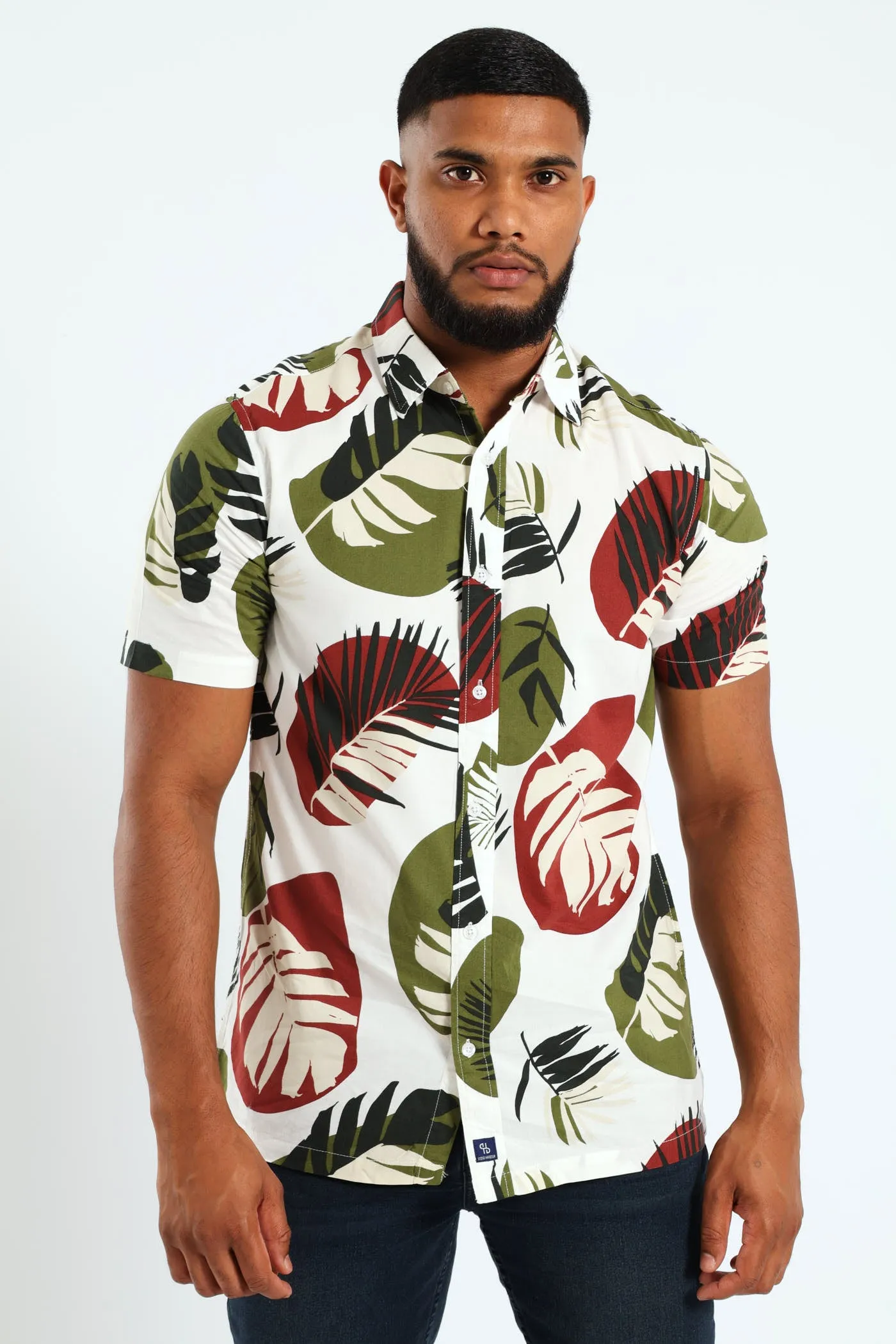 Floral Print Collared Shirt sold by Edgars